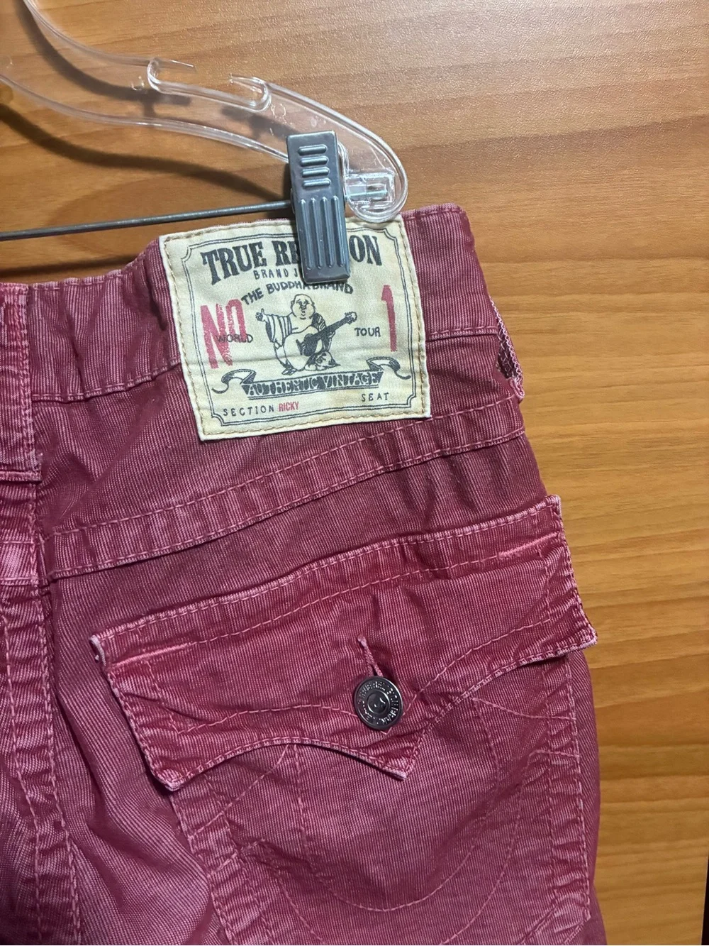 True Religion Women's Wine Skinny Jeans